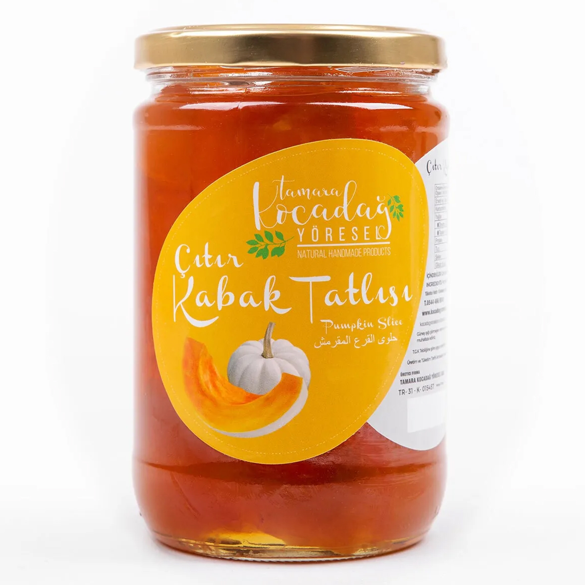 Kabak Tatlısı Kavanoz 850 Gr 