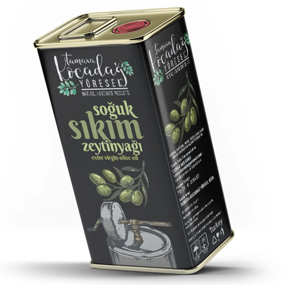 Soğuk Sıkım Zeytinyağı 5lt 